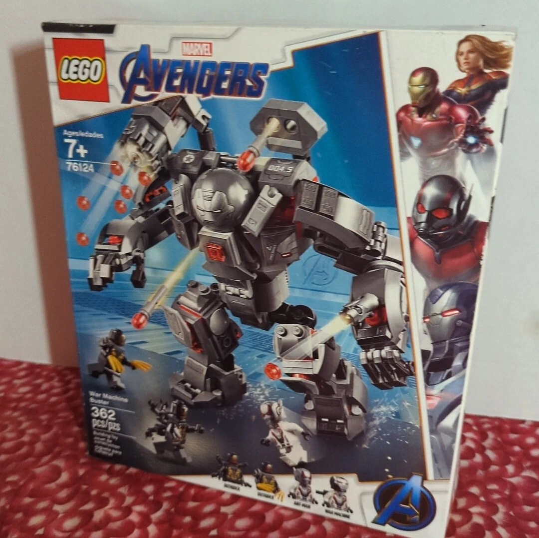 LEGO Super Heroes Marvel Avengers War Machine Buster 76124 New Sealed