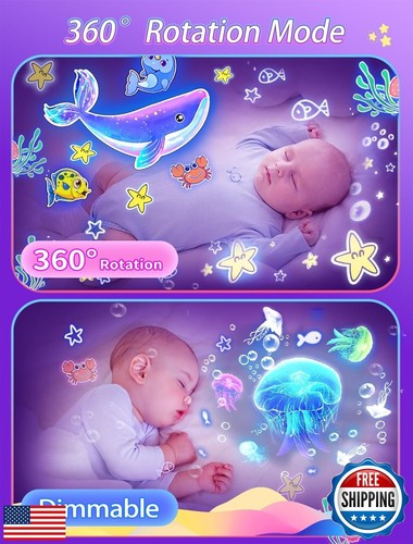 Projector Night Light for Kids + 21 Sets of Films, Kids Night Light Projector - Picture 3 of 5