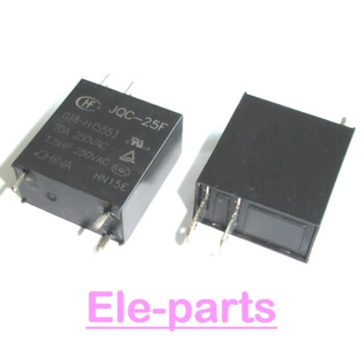 10 PCS JQC-25F-018-H(555) DIP 20A 250VAC Power Relay Chip
