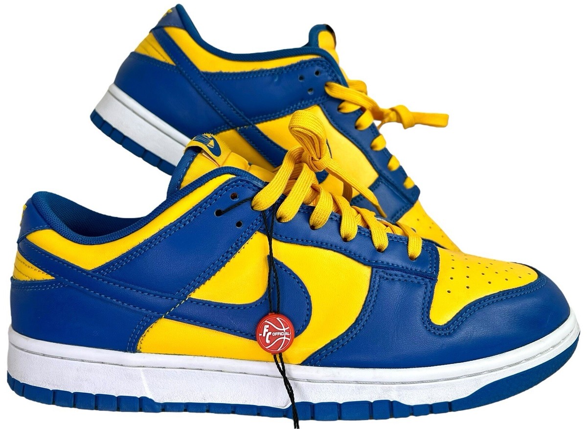 NIKE ナイキ　ダンク DUNK LOW Blue Jay and University Gold/UCLA Nike Dunk Low Blue Jay and University Gold UCLA DD1391-402 Men's