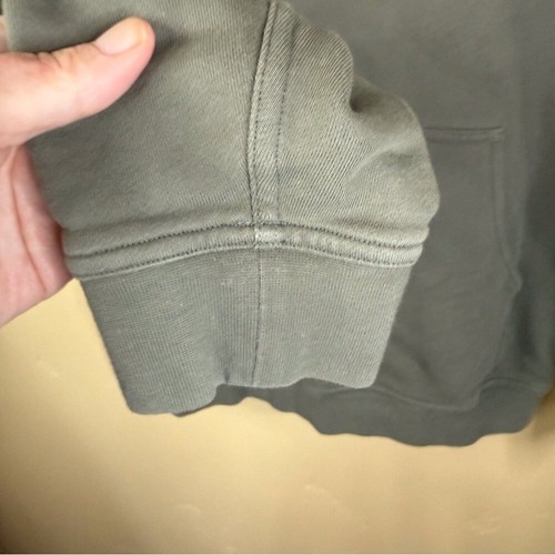 Felpa con cappuccio Lululemon All Yours verde scuro taglia 12 donna abbigliamento attivo allenamento outdoor - Foto 5 di 10