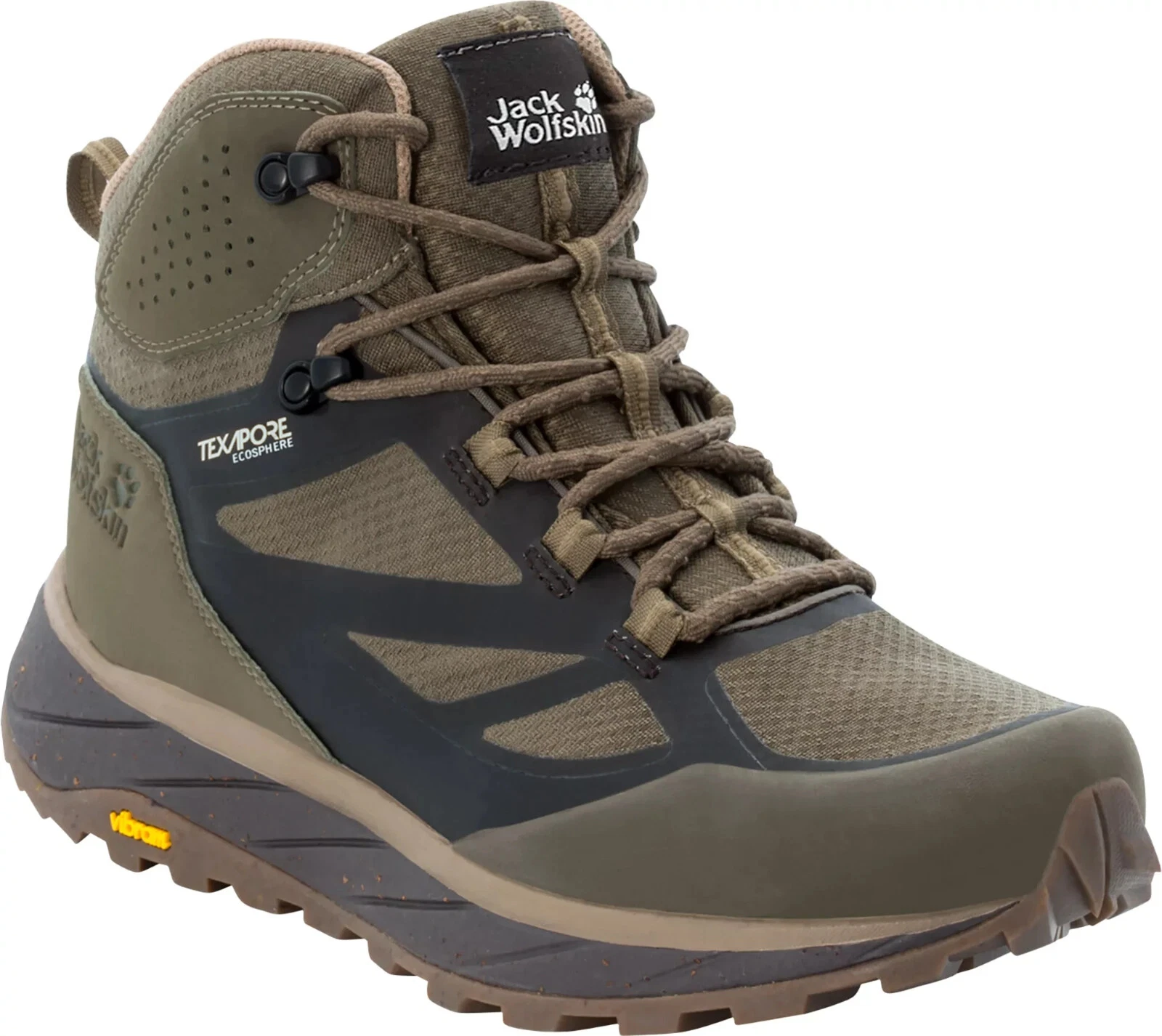JACK WOLFSKIN MENS TERRAVENTURE TEXAPORE MID WP HIKING BOOTS SIZE 13 NWB $200