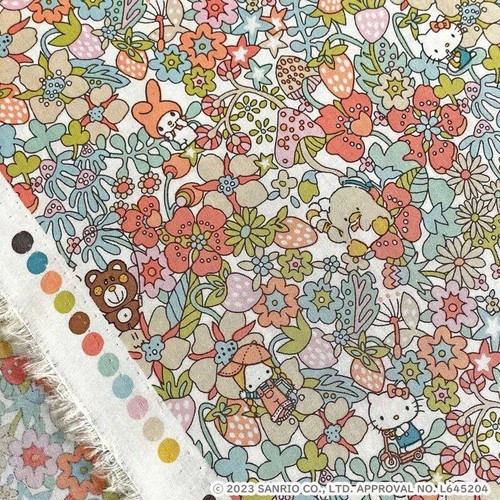 Sanrio Hello Kitty × Liberty Fabrics LIBERTY Japanese 50th Anniversary Orange - Bild 4 von 5