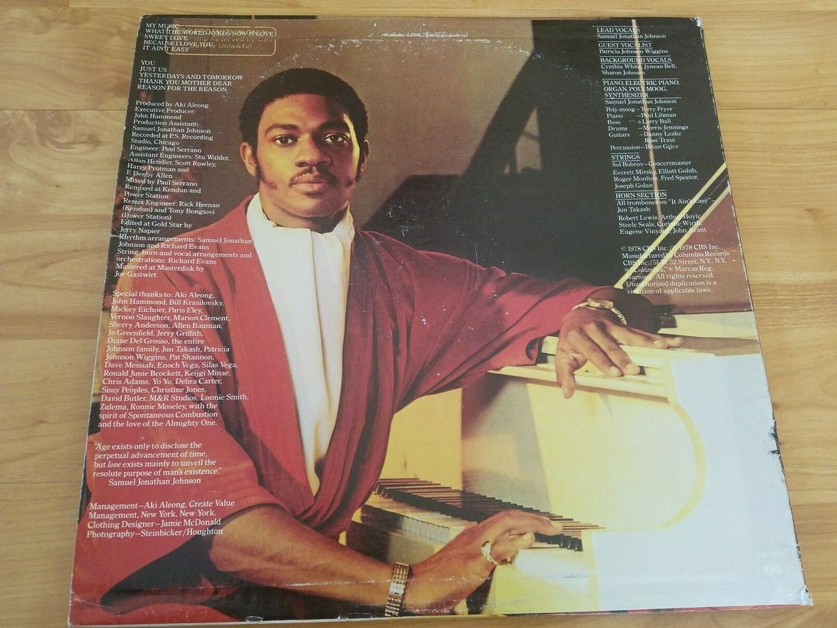 【売約済】Samuel Jonathan Johnson My Music Samuel Jonathan Johnson – My Music – Vinyl (LP, Album), 1978