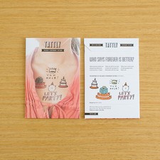 Tattly Design Temporary Tattoos / Multiple Sets / Skin Art / Decals Made in USA