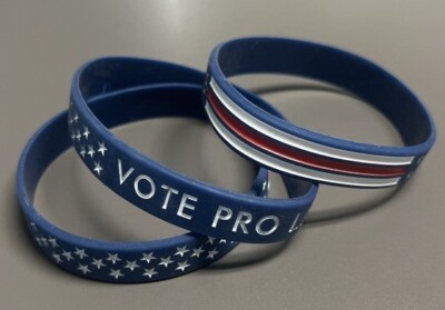 VOTE PRO LIFE Bracelet Pro-Life Awareness Bracelet (Pack of 50)