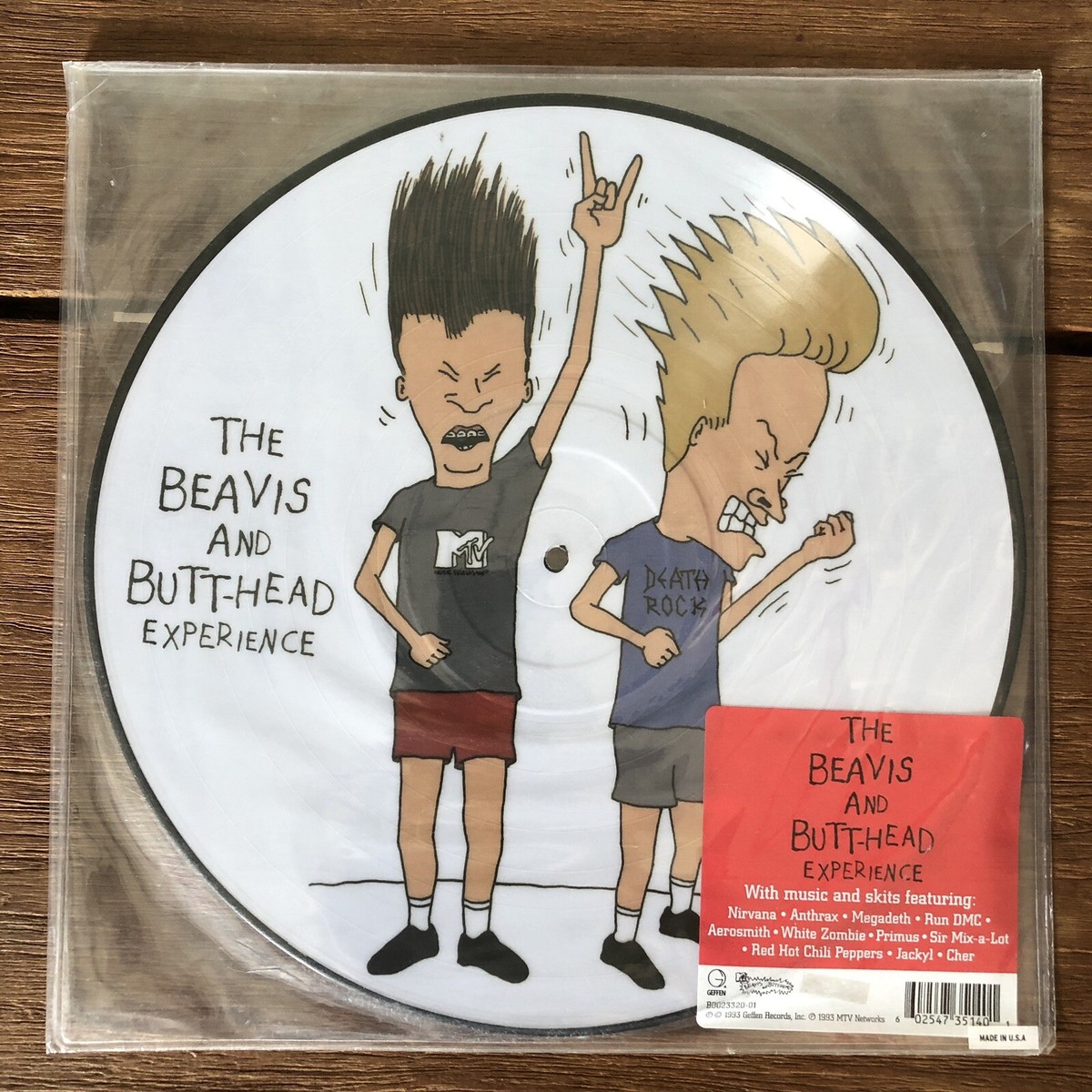 Rare Ltd SEALED Picture Disc Vinyl] Beavis And Butt-Head