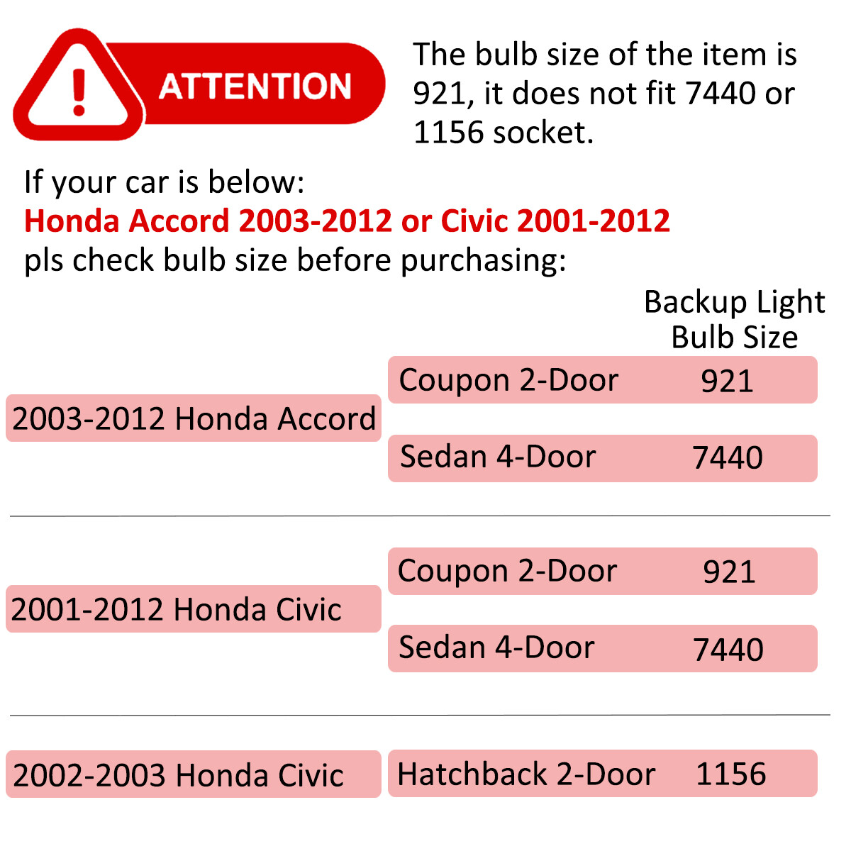 LED Back Up Reverse Light Bulb 921 912 W16W 904 906 916 T15 6000K White For Ford