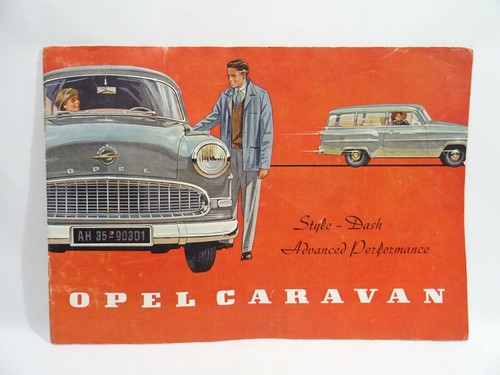 PROSPECTUS BROCHURE DEPLIANT PUBLICITE OPEL CARAVAN OLYMPIA 1956 PROSPEKT PUB - Picture 2 of 7