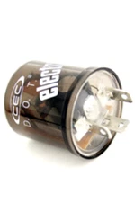 3-Prong Electronic Turn Signal Flasher Relay EF33, Three Pins Round, 25 Amps