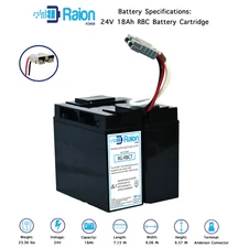 Raion Power APC RBC7 Cartridge Battery Replacement for UPS Backup System