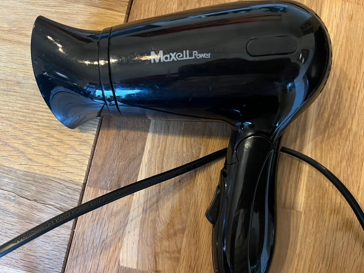 Maxell Power Travel Hairdryer European Plug