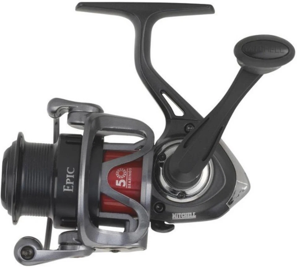 Carrete giratorio Mitchell Epic 2000 lucio flotador partido grueso pesca arrastre frontal Foto 4 de 4