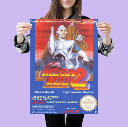 Retro NES Poster Vintage Super Nintendo Poster 80er 90er Jahre Wandkunst A5 A4 A3 A2 - Bild 33 von 52
