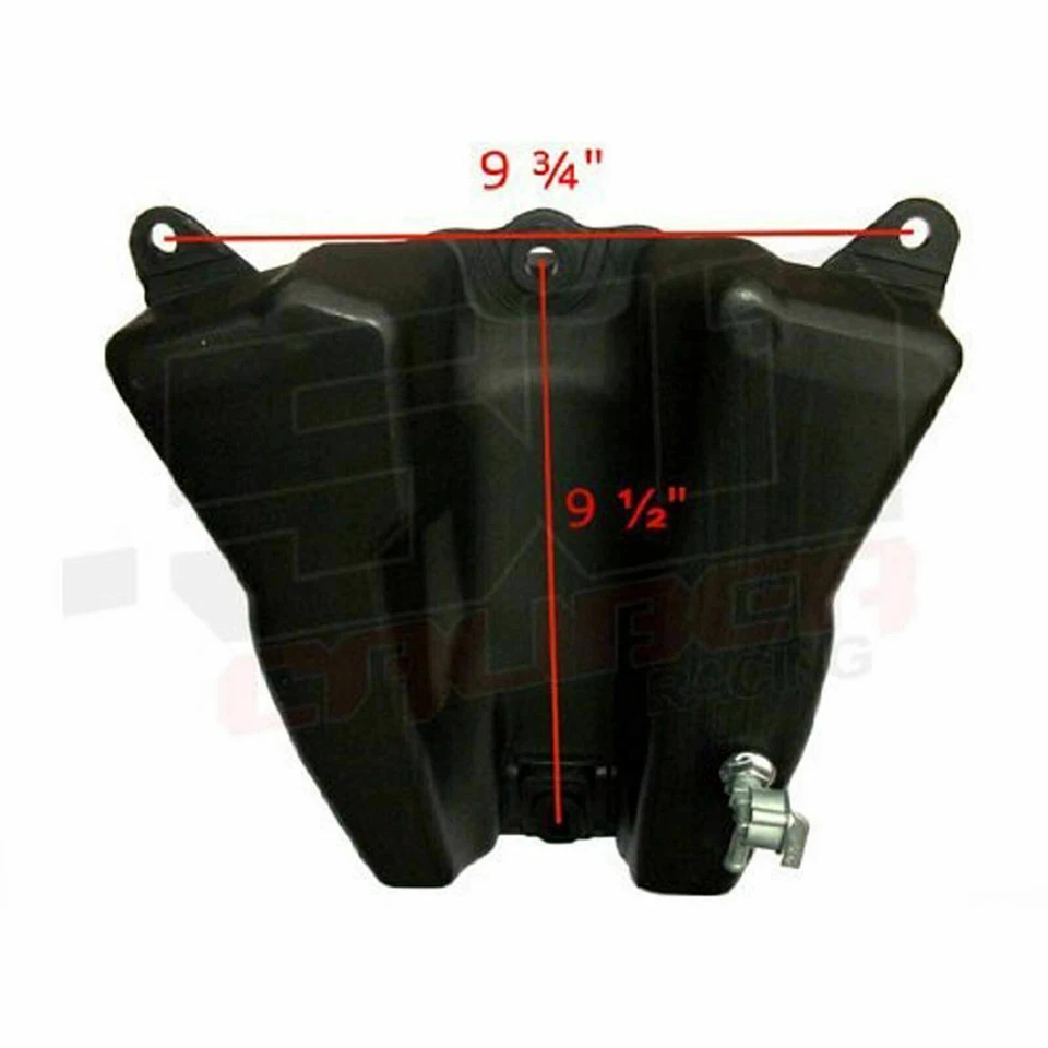 Tapa del tanque de gasolina ABS negro y Petcock Honda CRF50 XR50 Pit Bike OEM tamaño y capacidad Foto 2 de 3