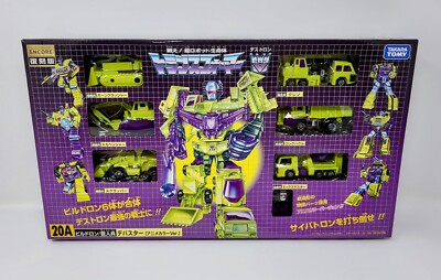 Transformers G1 DEVASTATOR - ANIME COLOR Takara Encore Reissue #20A MISB!!!