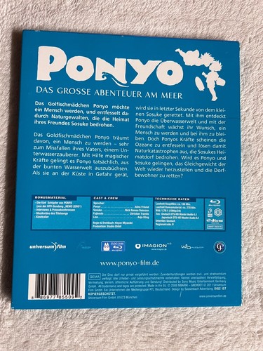 Ponyo - Das große Abenteuer am Meer | Zustand neuwertig | Blu-Ray - Imagen 2 de 2