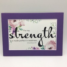 New Handmade 5x7 Matted 4x6 Religious Scripture Inspirational Free Ship 305