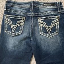 Vigoss Capri Jeans Women Size 6 Heritage Fit  Denim Pants Stretch
