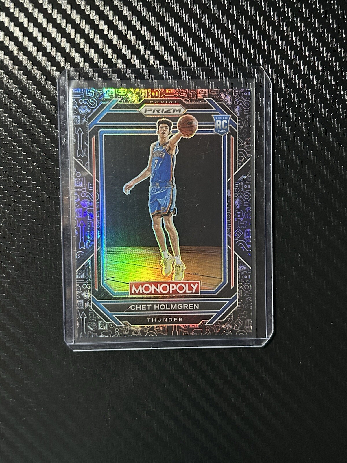 Chet Holmgren 2022-23 Panini Prizm Monopoly Black Icons #63 RC