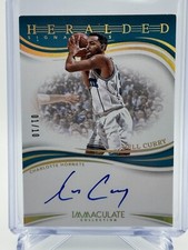 23-24 Immaculate Heralded Signatures Dell Curry GOLD! (On Card) 01/10 ≈ 1/1