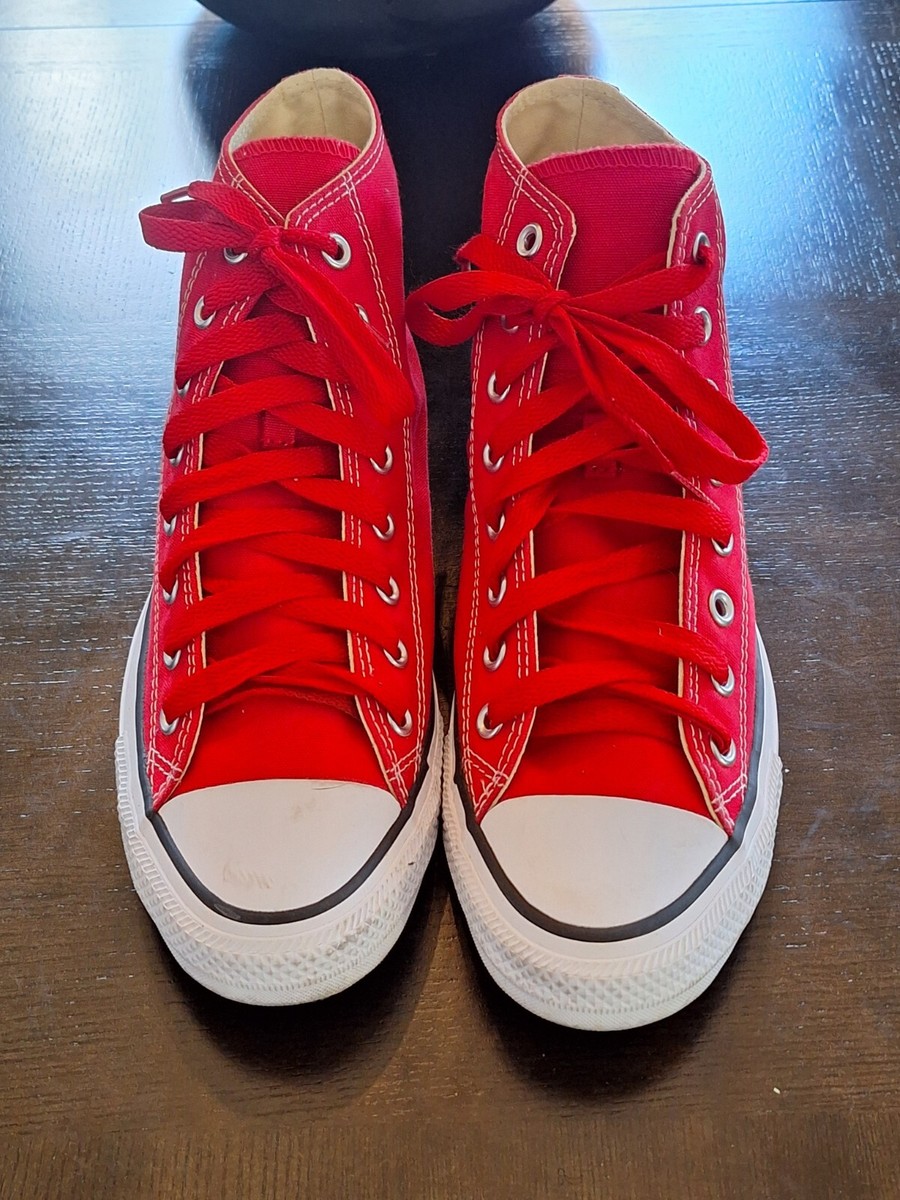 Converse Chunck Taylor All Star High Top Red | eBay