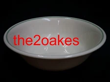 4 Corelle CALICO ROSE 6-1/4" Soup Cereal Bowls Beige Green Ring Summer Blossoms