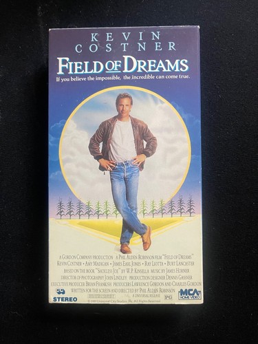 Field of Dreams VHS 1989 Universal Home Video Kevin Costner