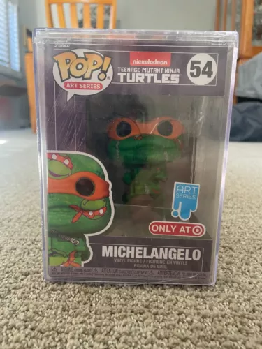 Funko Pop! Art Series: TMNT-Michelangelo #54 Target Exclusive In Box