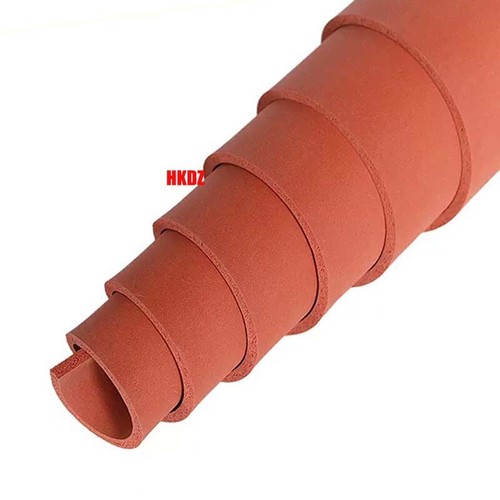 Plate Seal Mat Pad High Temp Thick 1mm~6mmSilicone Sponge Rubber Sheet Red Foam - Picture 10 of 17