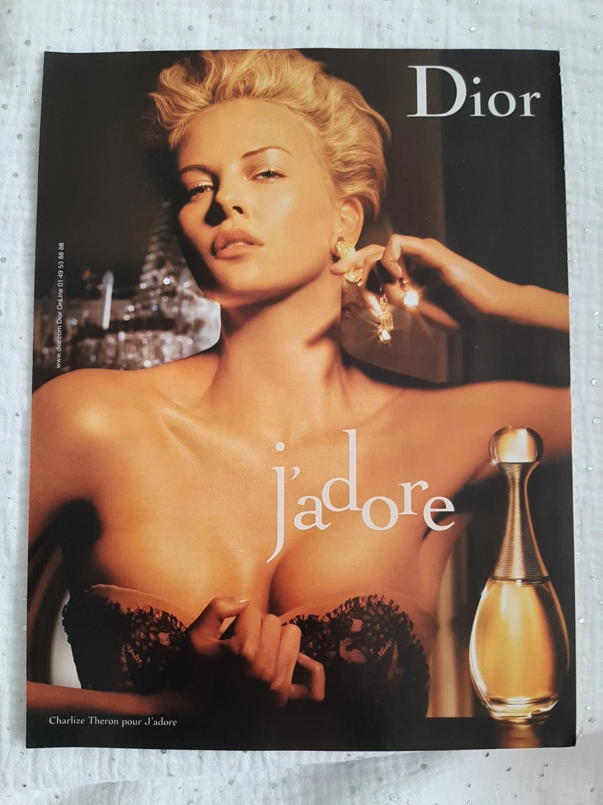 Publicité papier Parfum. Perfume Ad C. Dior J'adore de 2006