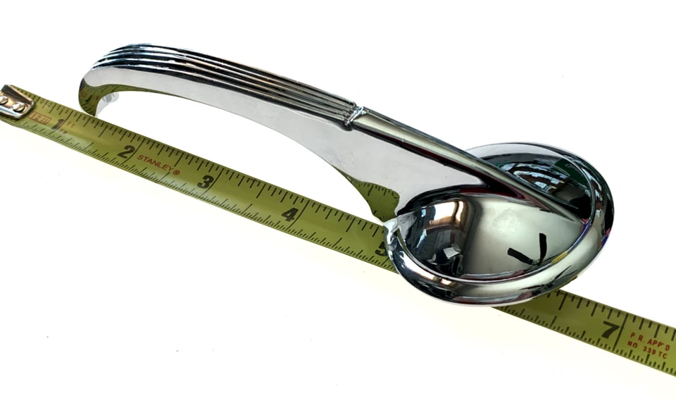 49-66 通用老式内门开门器把手闩锁杆镀铬 1 件 111 — 第 3/4 张图片