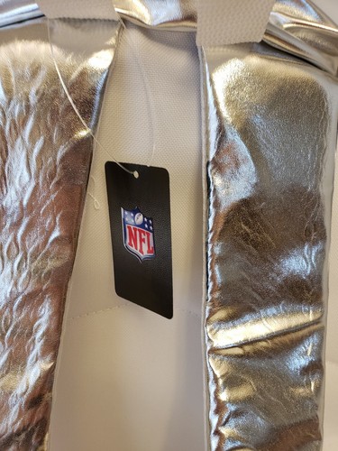 "Nueva con etiquetas mochila escolar plateada de 18" de los Minnesota Vikings de la NFL - Imagen 4 de 7