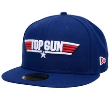 Top Gun Logo New Era 59Fifty Fitted Hat Blue
