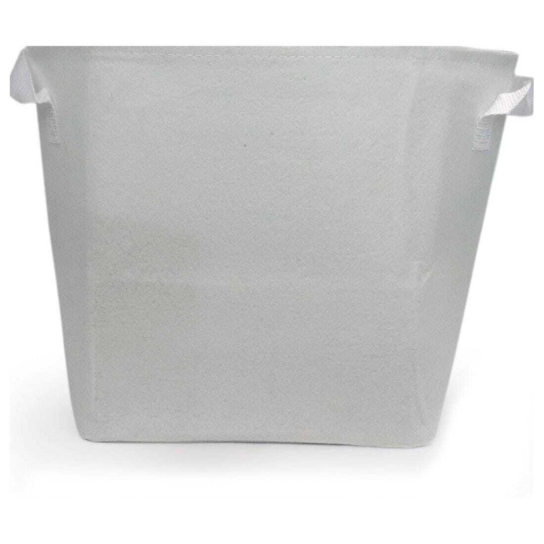 Bolsa / Maceta / Contenedor Geotextil para el Cultivo - Blanco (50L)
