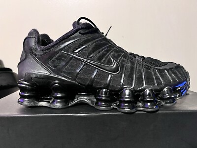 2019 Women's Nike Shox TL Black Metallic Hematite Orange