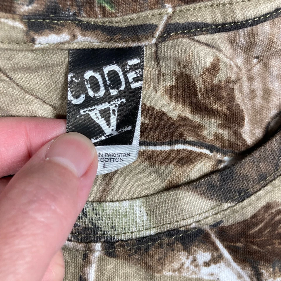 Buckeye Buck Club T Shirt Adult Large Forest Camo Short Sleeve Trophy Bucks Ohio - Image 4 of 4