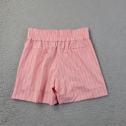 Lucky in Love Shorts Womens Medium Pink Striped Running Workout w/Tag - Picture 2 of 10