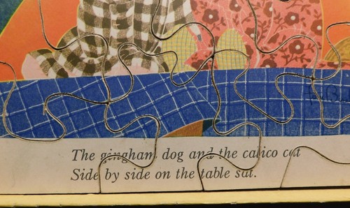 Vintage 1940's Three 10 x 7 Wooden Children's Puzzles Joseph K Straus - Picture 6 of 16
