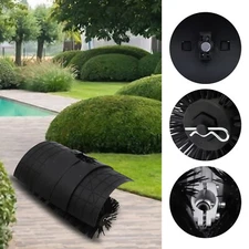 9Teeth For Sweeper Bristle Brush Shaft Couple Head Attachment Rolling Brush Head