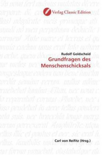 Thumbnail - Grundfragen Des Menschenschicksals 7809