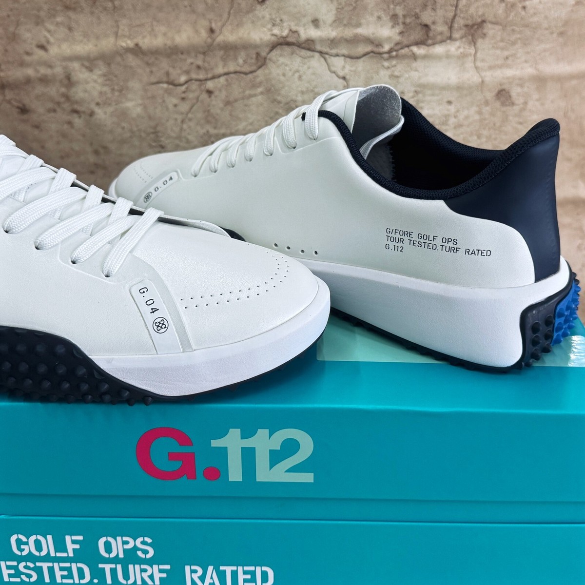 G/Fore Fore G4 G.112 Mens Golf Shoe Sneaker US 10 11 12 SNOW