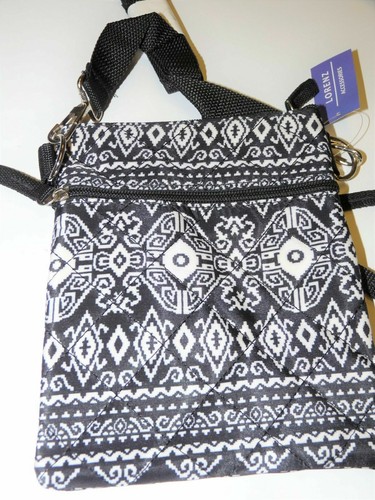 Lorenz Ladies Small cross body bag Pattern Polyester Quilted shoulder bag 2585 - Picture 11 of 20
