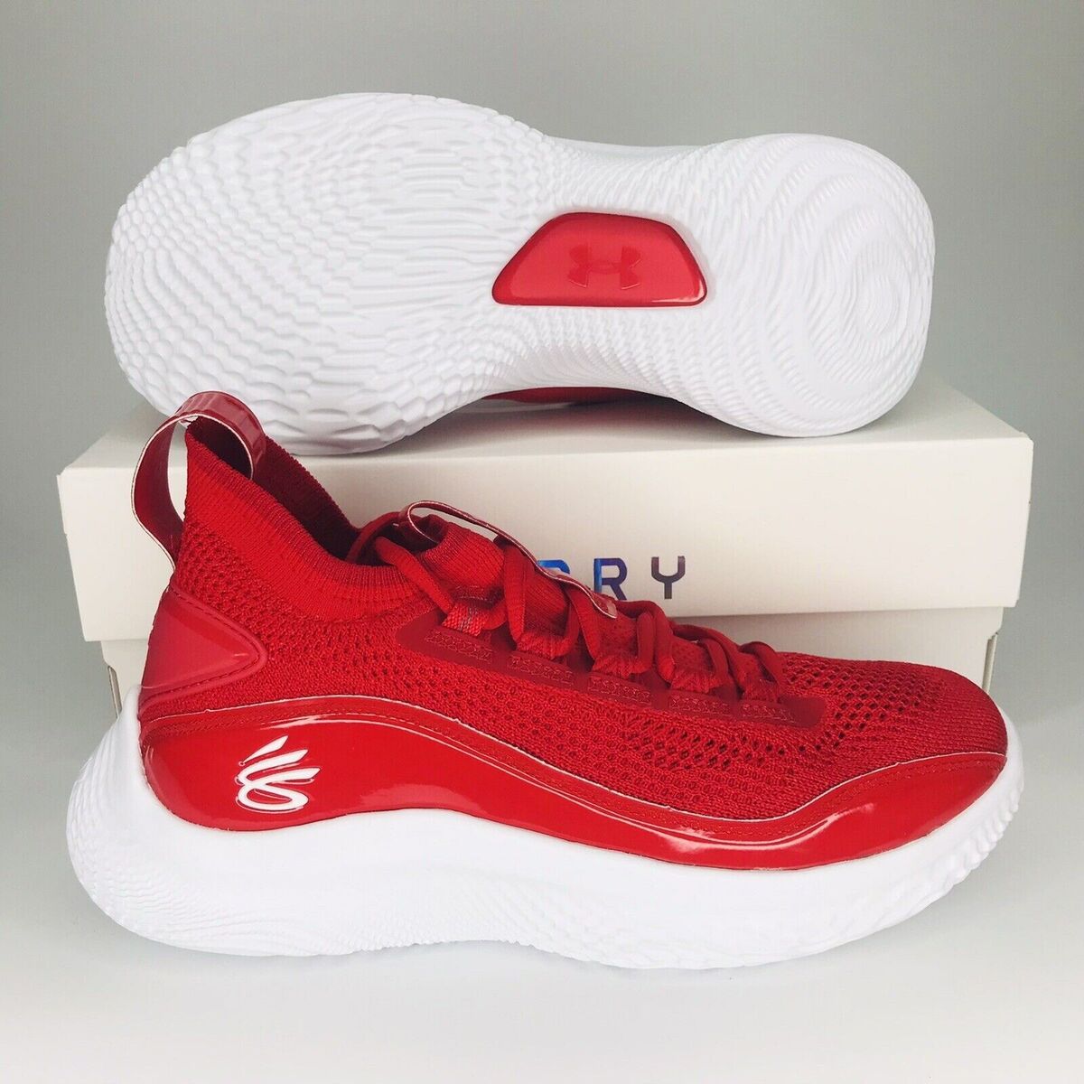 Under Armour Steph Curry 8 Flow TB 3024785-605 Red Patent Under Armour Steph Curry 8 Flow TB 3024785-605 Red Patent
