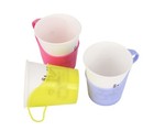 6Pcs Paper Cup Holder 6.5oz Instant Coffee Hot & Cold Drink Office Made ...