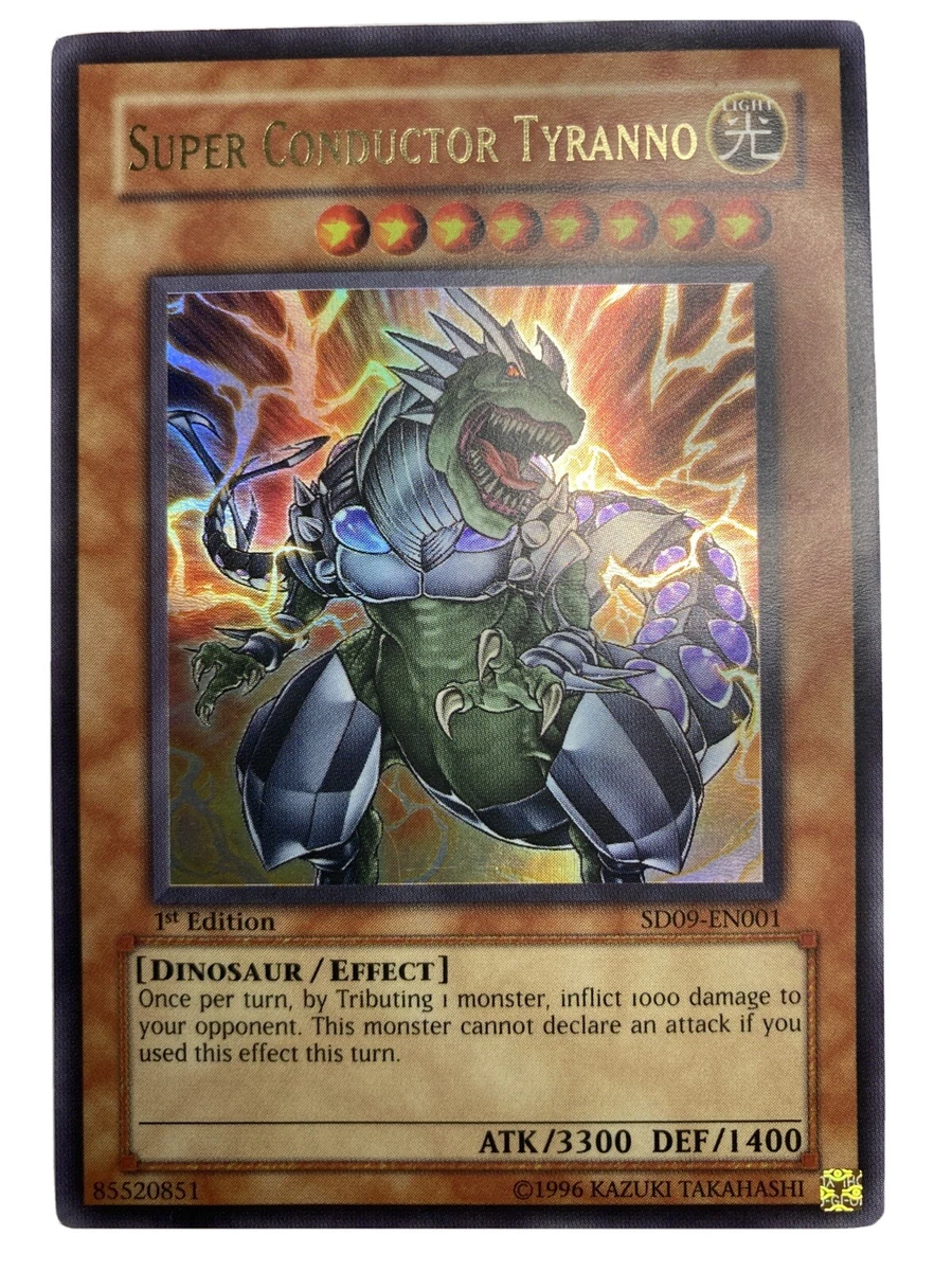 Super Conductor Tyranno SD09-EN001 Structure Deck: Dinosaur's Rage