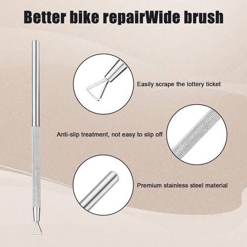 Herramienta rascadora de boletos de lotería de metal de 4 piezas para rascar boletos - Imagen 4 de 6