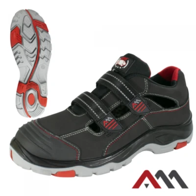 Sicherheitsschuhe Stahlkappe ArtMas BSNred S3 SRC Sandale Unisex Arbeitssandale