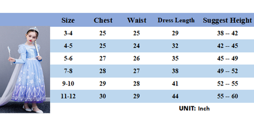 2022 New Princess Girls Halloween Costume Dress Cosplay Dress up 3-12Y - Picture 2 of 18
