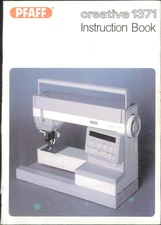 PFAFF Creative 1371 Instruction Manual User Guide: Coil Bound 121 Pages